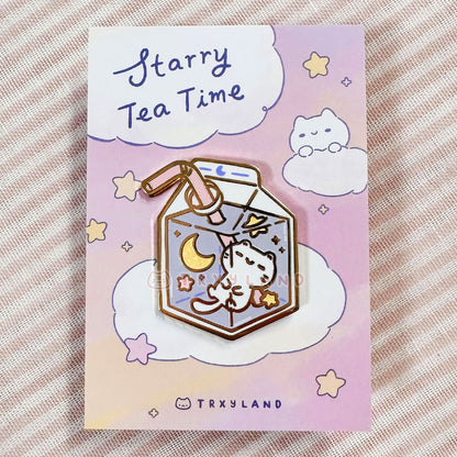 Milky Carton Enamel Pin