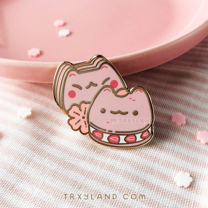 Strawberry Sandwich Enamel Pin