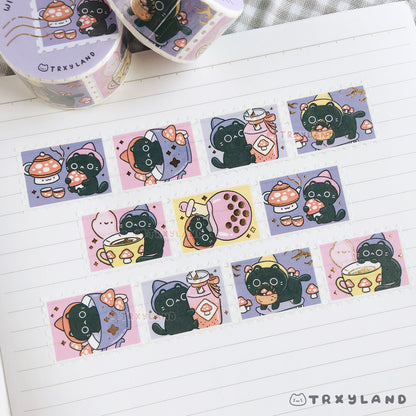Witchy Kitty Series Foil Stamp Washi Tape